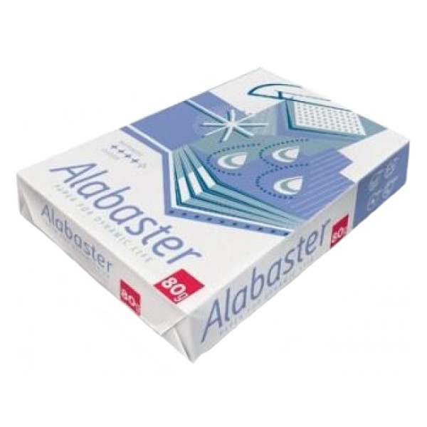 Kancelářský papír - Alabaster A4, bílý, 80 g/m2, 500 listů