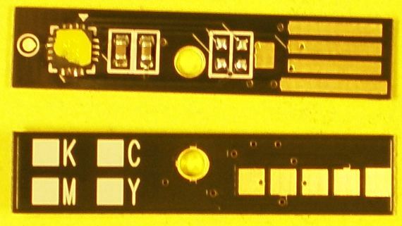 Čip do tonerové kazety - DELL 2150 HC -yellow- / 2,5K