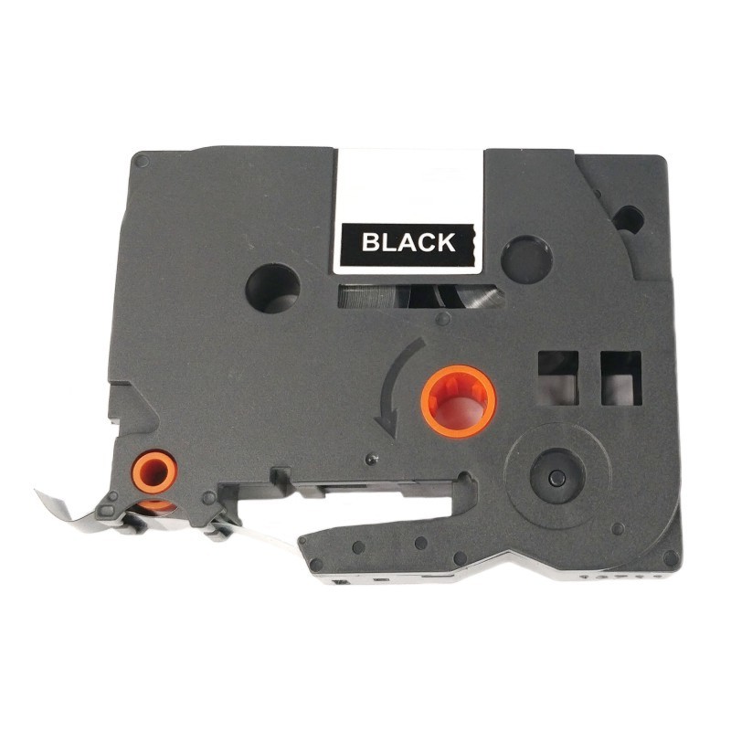 Páska - BROTHER TZE-345 - 18 mm x 8 m černá - bílý tisk - kompatibilní
