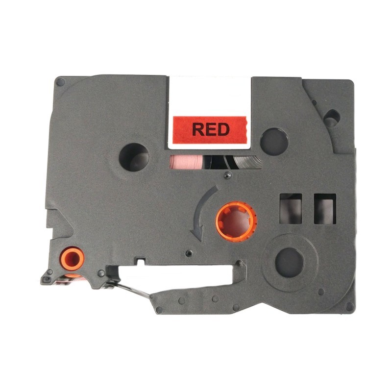 Páska - BROTHER TZE-451 - 24 mm červená - černý tisk - kompatibilní