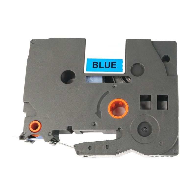 Páska - BROTHER TZE-511 - 6 mm modrá - černý tisk - kompatibilní