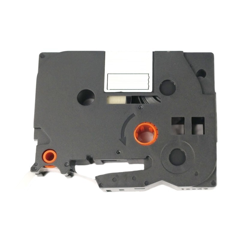 Páska - BROTHER TZE-SE2 - 9 mm x 8 m bílá - černý tisk - plombovací páska - kompatibilní