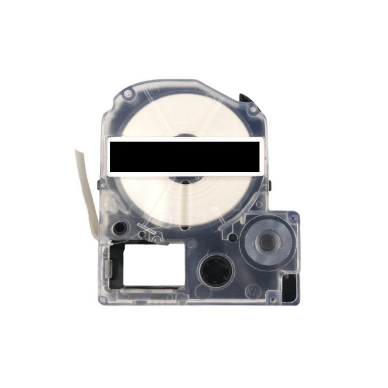 Páska - EPSON LK-6BWV - 24 mm x 9 m černá - bílý tisk - kompatibilní