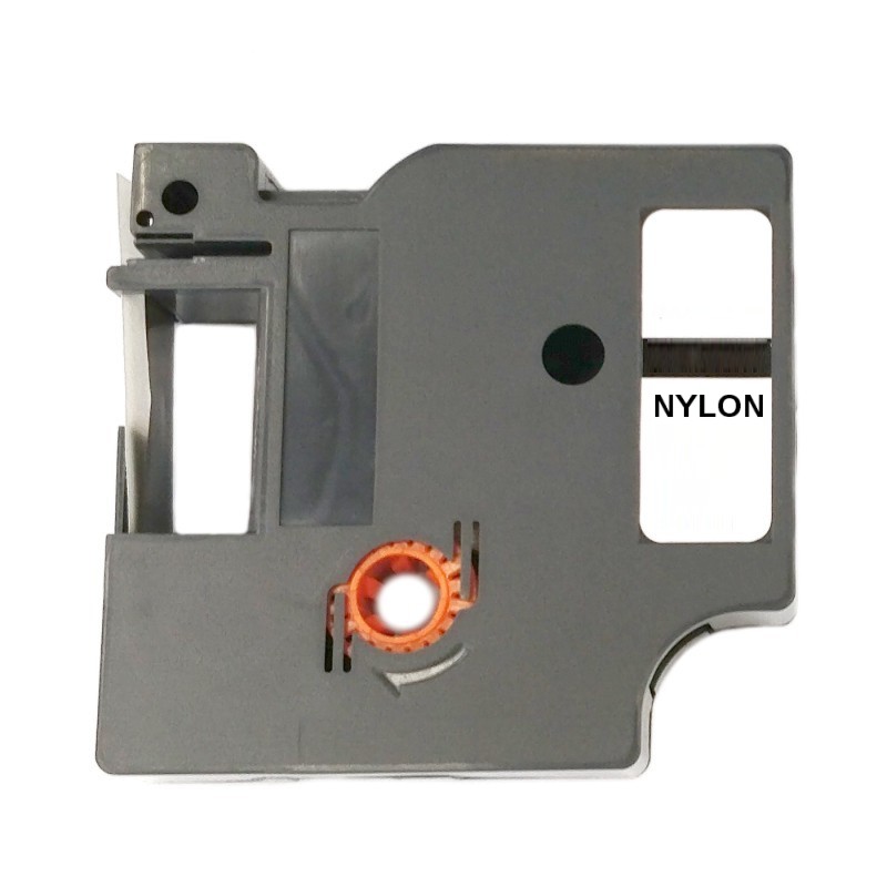 Páska - DYMO RHINO 18488, S0718100 - 12 mm x 3,5 m bílá - černý tisk - NYLON - flexibilní - kompatibilní