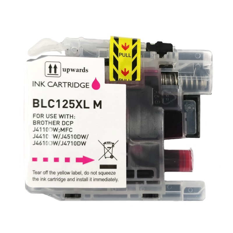 Inkoustová kazeta - BROTHER LC-125XLM - magenta - kompatibilní - PRINT-RITE