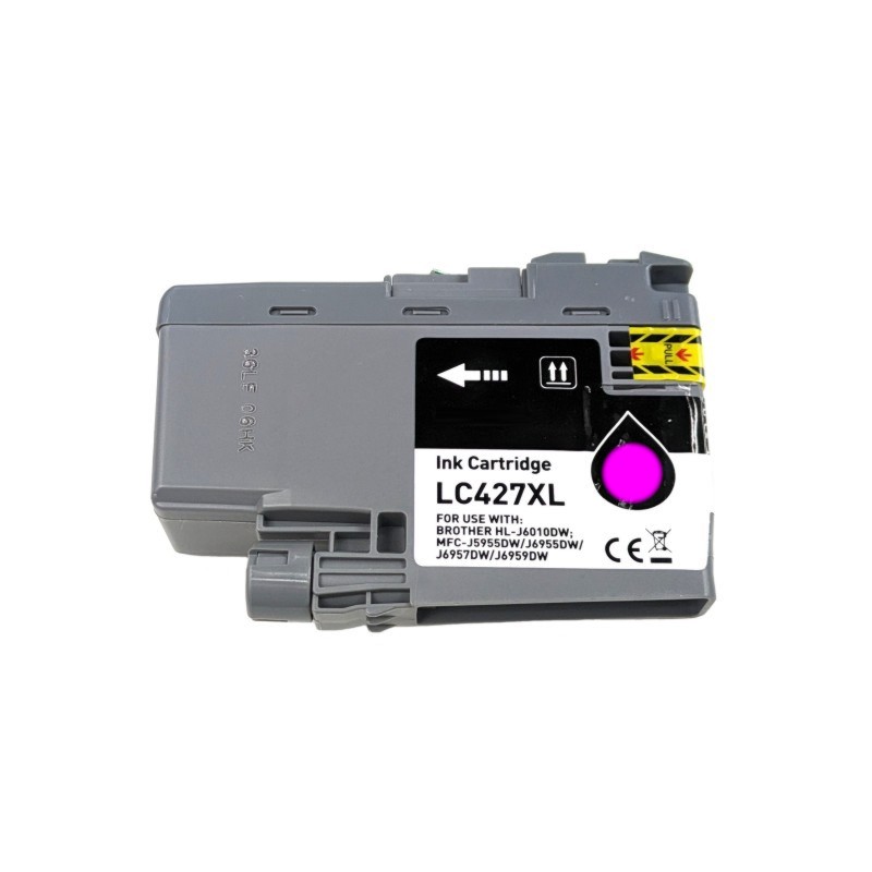 Inkoustová kazeta - BROTHER LC-427XLM - magenta - kompatibilní