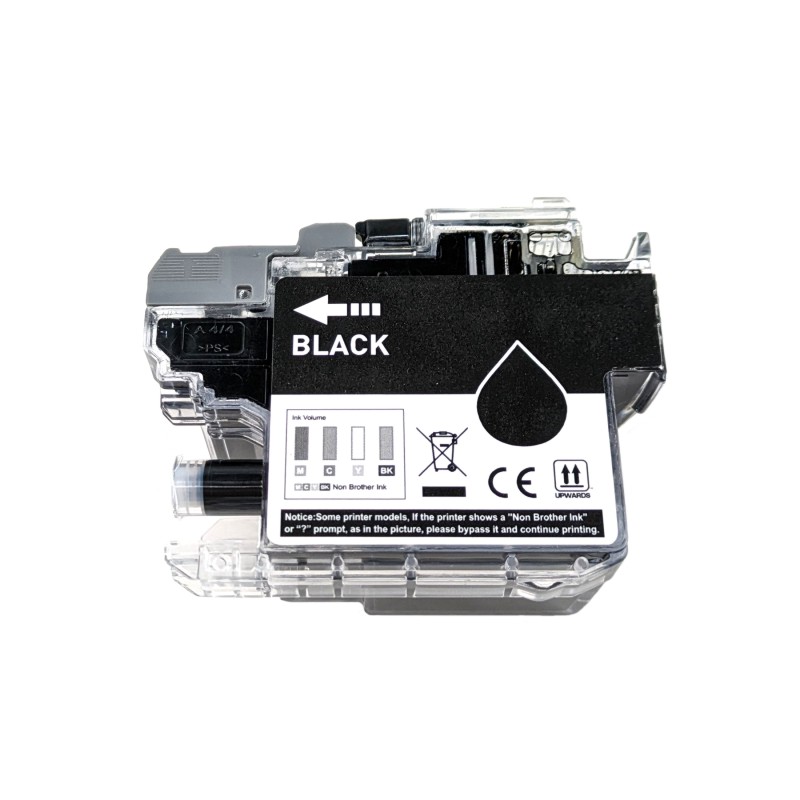 Inkoustová kazeta - BROTHER LC-462XLBK - black - kompatibilní