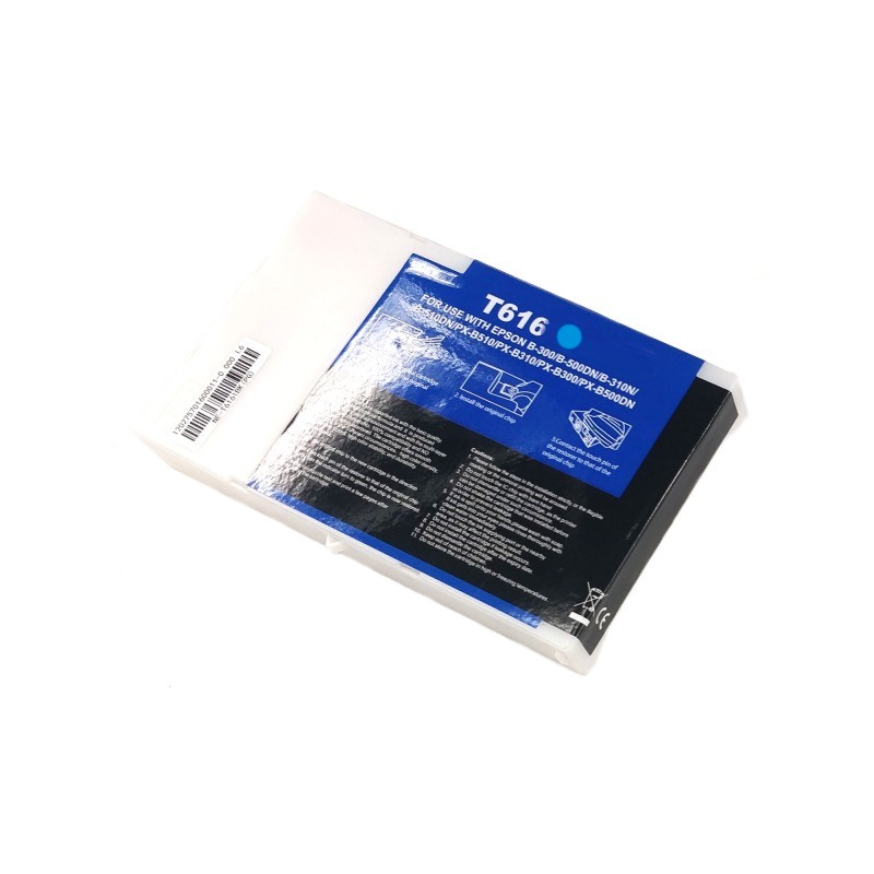 Inkoustová kazeta - EPSON C13T616200, T6162 - cyan - kompatibilní