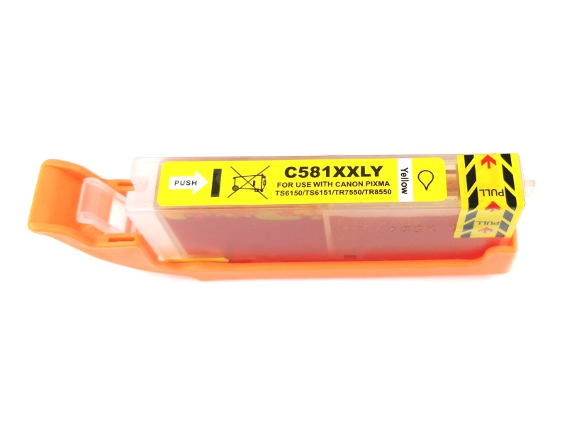 Inkoustová kazeta - CANON CLI-581Y XXL, 1997C001 - yellow - kompatibilní