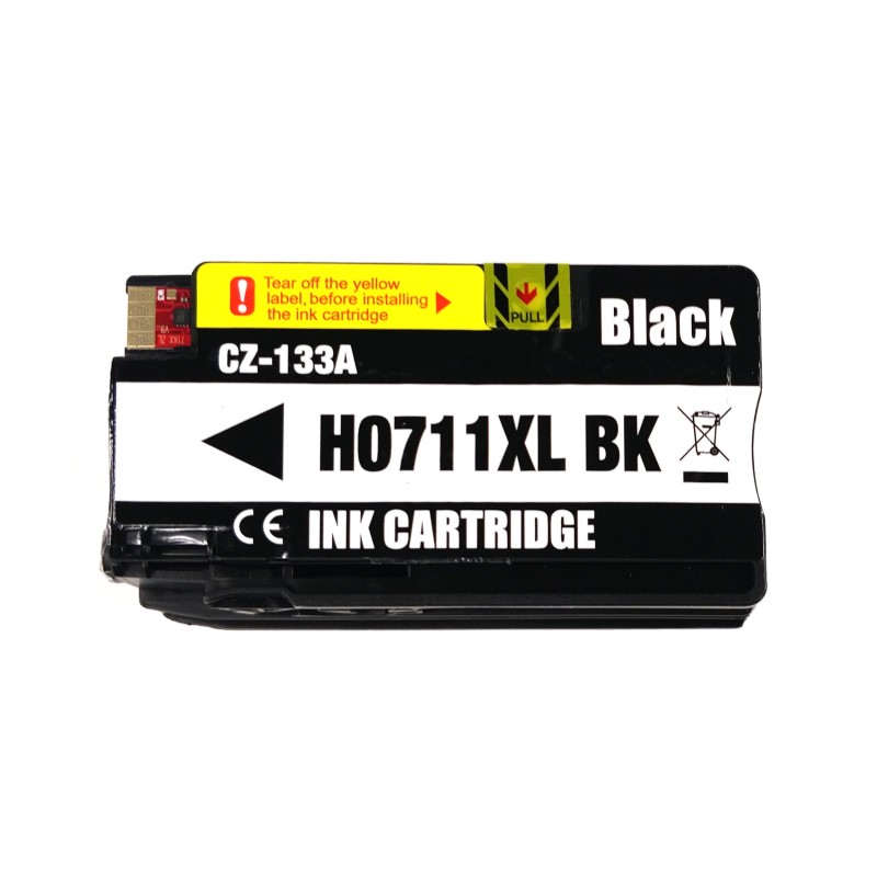 Inkoustová kazeta - HP CZ133A ( 711) - black - kompatibilní