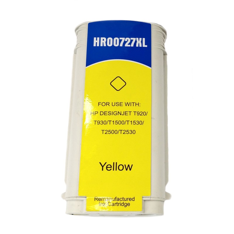 Inkoustová kazeta - HP B3P21A ( 727) - yellow - kompatibilní