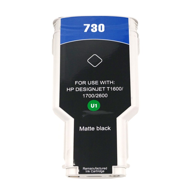 Ink cartridge - HP P2V71A ( 730) - matte black - renovovaná