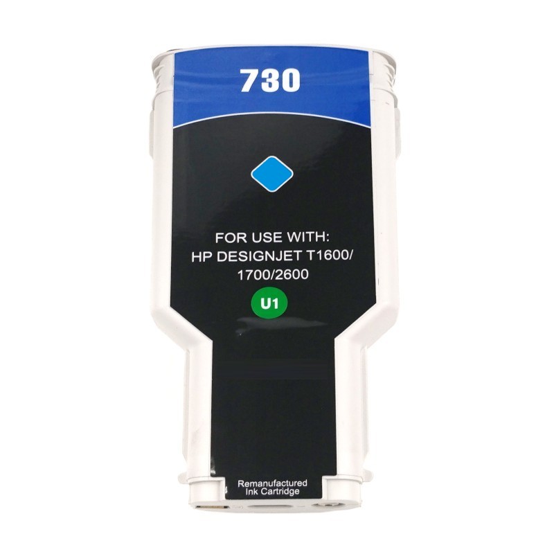Ink cartridge - HP P2V68A ( 730) - cyan - renovovaná