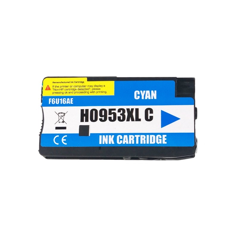 Inkoustová kazeta - HP F6U16AE ( 953XL) - cyan - kompatibilní