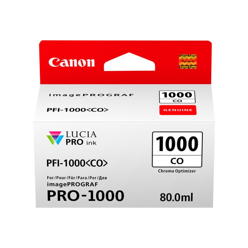 Inkoustová kazeta - CANON PFI-1000CO, 0556C001 - chroma optimizer - originál