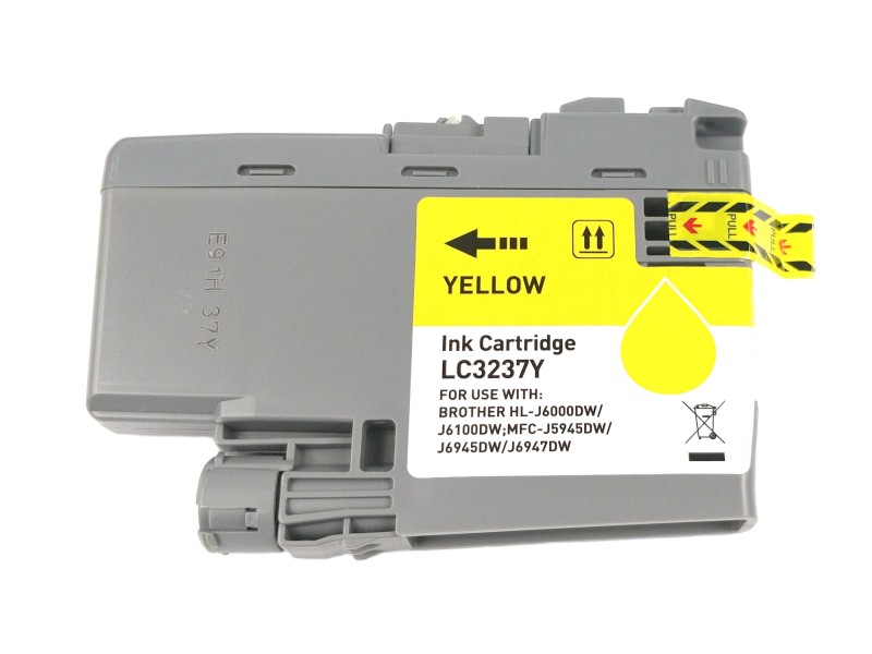 Inkoustová kazeta - BROTHER LC-3237Y - yellow - kompatibilní