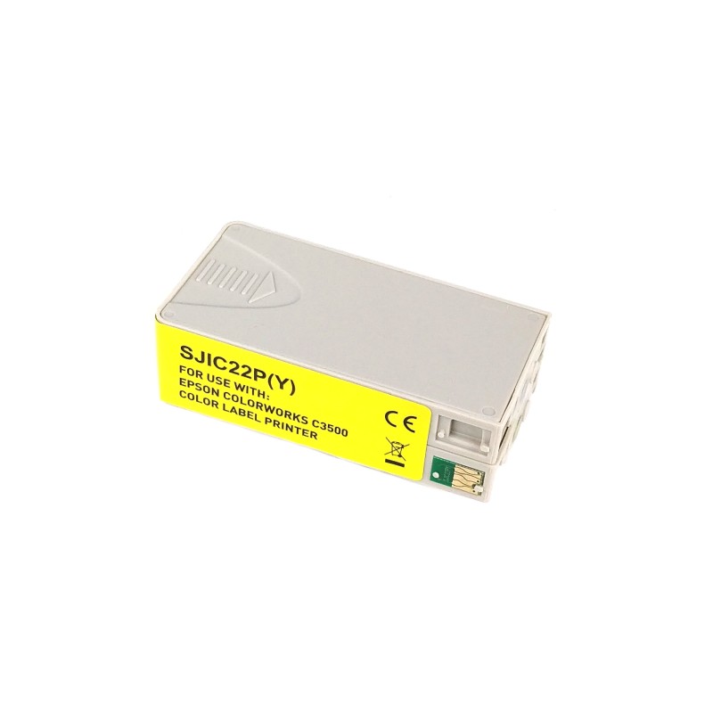 Inkoustová kazeta - EPSON S020604, SJIC22P(Y) - yellow - kompatibilní