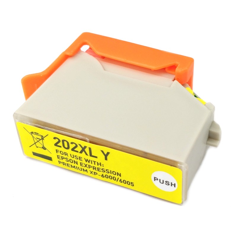 Inkoustová kazeta - EPSON C13T02H44010 ( 202XL) - yellow - kompatibilní
